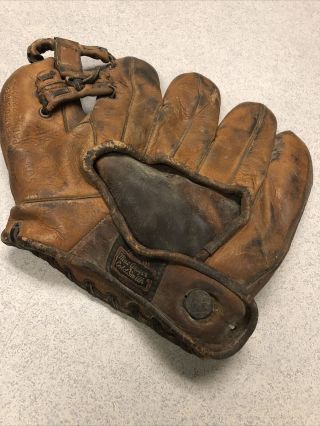 Vintage Macgregor Gold Smith Baseball Glove Harry Craft Split Finger 1930’s