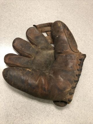 Vintage MacGregor Gold Smith Baseball Glove Harry Craft Split Finger 1930’s 2
