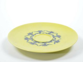 A Chinese Yellow Enamel Porcelain Dish