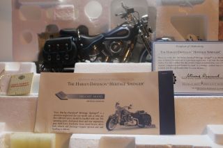 Franklin Harley Davidson 1/10 Heritage Springer Motorcycle With