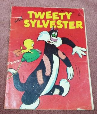 Vintage Warner Bros Comic Tweety And Sylvester 1958