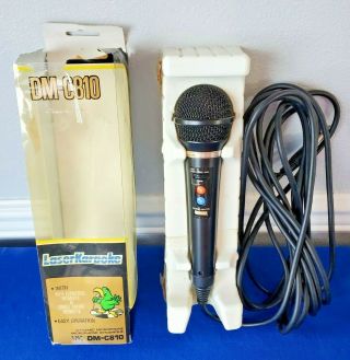 Vintage Pioneer Dm - C810 Unidirectional Dynamic Laser Karaoke Microphone
