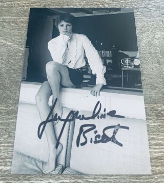Jacqueline Bisset The Deep Bullitt Sweet Ride Detective Signed Vintage 4x6 Photo