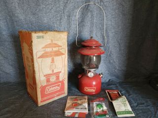 Vintage Coleman Red Lantern 200a195 1969