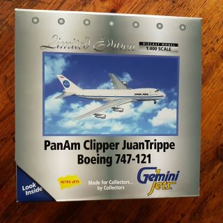 Gemini Jets 1/400 Pan Am Boeing 747 - 121 " Juan Trippe "