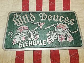 Car Club Plaque The Wild Deuces Glendale Warriors Bonnet Ebay Motors 1932 Coupe