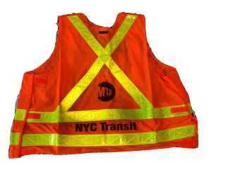 Mta Nyc Subway Issued Safety Vest  Rare