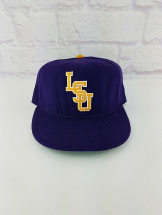 Vintage 1990’s Lsu Louisiana State University Fitted Hat Cap - Size 7 1/8