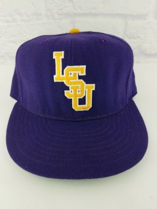 Vintage 1990’s LSU Louisiana State University Fitted Hat Cap - Size 7 1/8 2