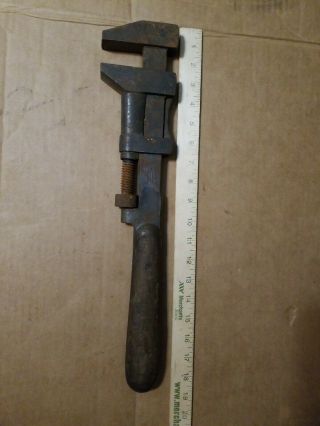 Vintage H.  D.  Smith & Co 18 " Monkey Pipe Wrench Marked Np Northern Pacific Rail