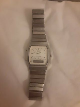 Vintage Seiko Ana - Digi H601 - 5380 Watch - Alarm Chronograph Quartz - Analog
