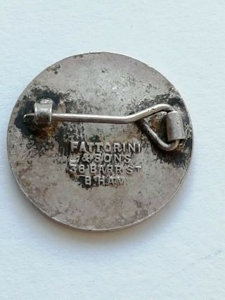 A Vintage Leeds united A.  F.  C pin/ badge maker fattorini & son ' s B ' Ham 2
