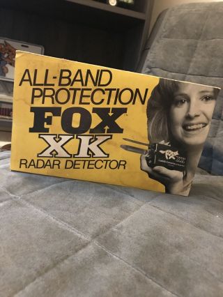 Vintage Fox Xk Radar Detector