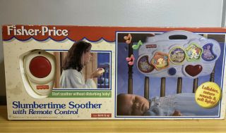 Vintage 1998 Fisher Price Slumbertime Soother W/remote Control