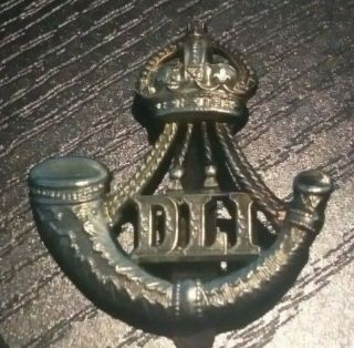 Vintage British Army Durham Light Infantry Cap Badge