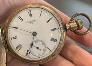 Antique American Waltham W.  Co.  Pocket Watch In Keystone Case