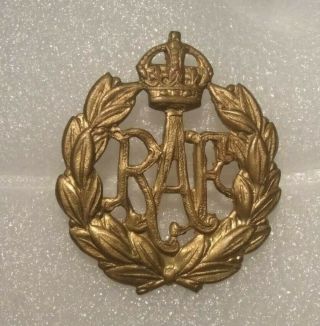Vintage Ww2 Raf (royal Air Force) Hat Badge