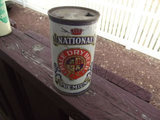 Vintage National Pale Dry Premium,  Baltimore,  Flat Top Beer Can,