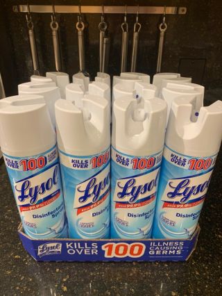 Crisp Linen Spray 12 Huge Cans Each 19 Oz Crisp Linen Scent Hurry