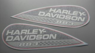 Harley Davidson 883 Flat Track Xr Style Tank Decal Set