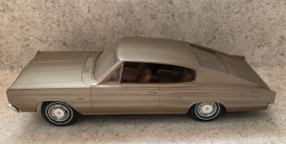 Rare 1967 Dodge Charger Promo Car Plastic Model