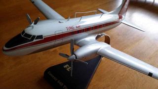 Time Air (canada) Convair Cv - 640 Airplane Display Model (14 ")