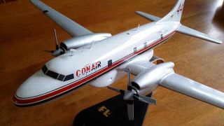 Conair Convair 580 (water Tanker/bomber) Airplane Display Model (14 ")
