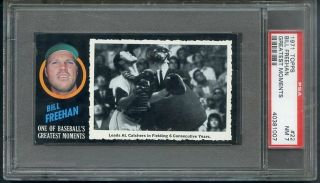 1971 Topps Greatest Moments 22 Bill Freehan Tigers Psa 7 Nm 372529 (kycards)