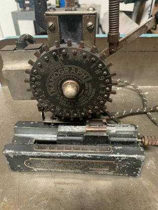 Antique Pencil Embosser Stamping Machine The Namograph