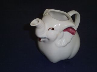 Vintage Shawnee Elephant Creamer Pitcher Ceramic Art Pottery Mid Century Usa Euc