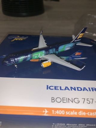 Gemini Jets 1:400 Icelandair 757 - 200 Hekla Aurora Tf - Fiu