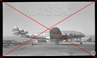 117 - B&w 616 Aircraft Negative - C - 121a Constellation 48 - 0616 Mats 50s
