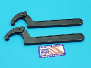 You Get Both - Vintage Proamerica 9101 Adjustable Spanner Wrenches 3/4 " To 2 "