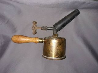 Early Antique Clayton & Lambert Brass Blow Torch No 27 Small & Rare
