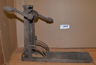 Antique Barn Beam Post Auger Drill Press Boring Machine Collectible Ajax Parts 6