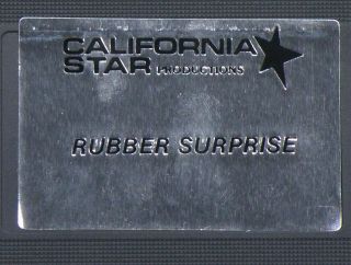 Rubber Surprise California Star Productions Vintage Latex Rubber Vhs L10