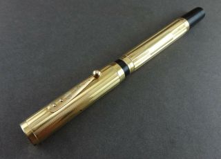 Antique Waterman Ideal 0552 Gold Filled Lever Fountain Pen.  Ca 1915 To 1930