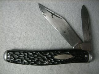 Vintage Utica - 2 Blade Pocket Knife Made In U.  S.  A.