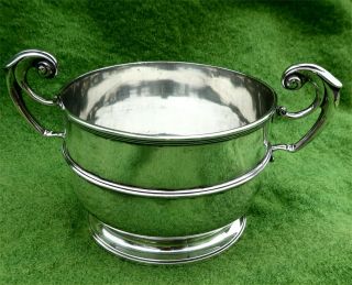 Good Quality Weighty Edwardian Solid Silver Sugar Bowl - London 1902 - 7.  29 Ozt