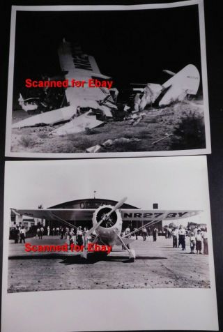 1935 Mr.  Mulligan Airplane Ben Howard 2 Photos Airplane & Crash 466