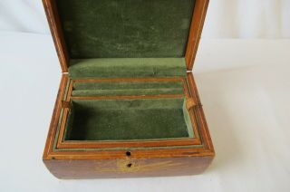 Vintage Wooden Empty Storage Box Case Jewellery