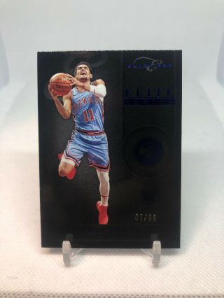 Trae Young 2018 - 19 Chronicles Elite Series Black Box Sp Rc Rookie Card 