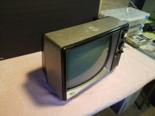 Vintage Sears SR3000 Black & White TV Television Monitor Sep.  1984 Grey 3