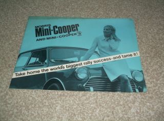 Vintage Car Sales Illustrated Brochure,  The Morris Mini - Cooper Mk 11