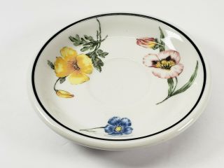 Southern Pacific Lines Saucer Prairie Mountain Wildflowers Dining Car China