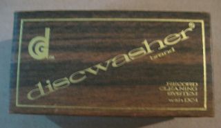 Vintage " Discwasher Brand " Record (& Disc) Cleaning System U.  S.  A.