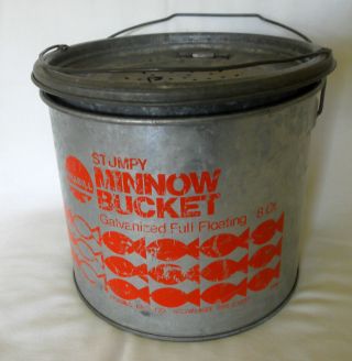 Vintage Frabill Minnow Bucket Metal