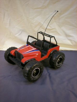 Vintage 1970s Tonka Red Jeep Dune Buggy Mr - 970 Tires And Antenna - Please Read