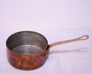 Vintage Metaux Ouvres Vesoul,  Made In France,  Copper Butter Warmer/ Sauce Pan