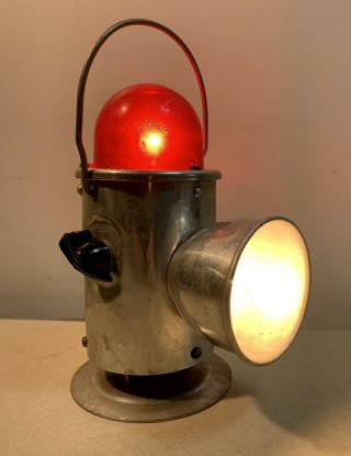 Vintage Classic Car Emergency Roadside Light Pro - Tex - U - Lite Warning & Work Lamp